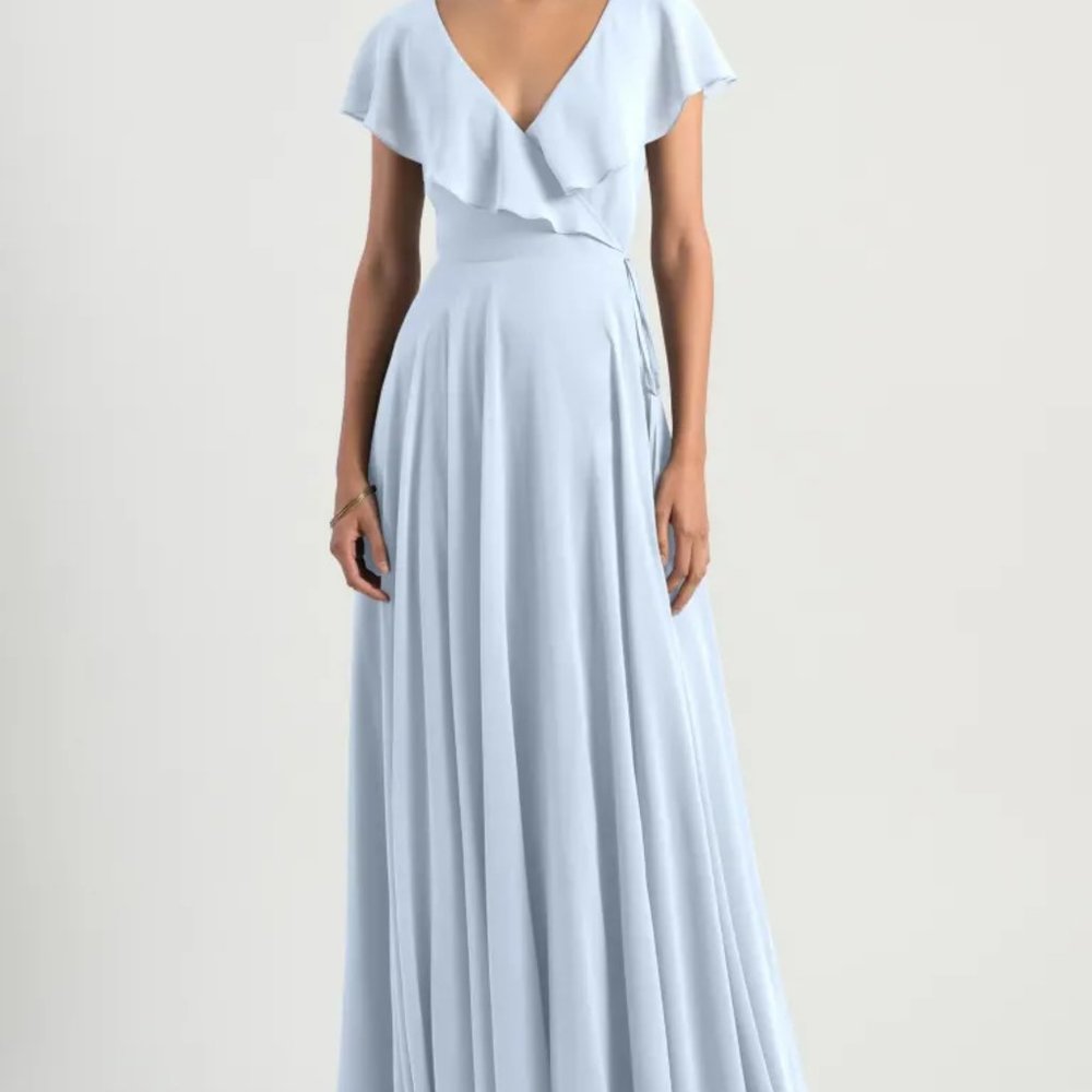 Jenny Yoo Faye bridesmaid dress in whisper blue Size 4